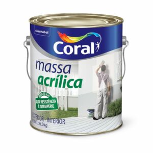 Massa Acrílica 6Kg Coral