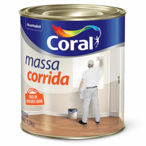 Massa Corrida 1,5Kg Coral