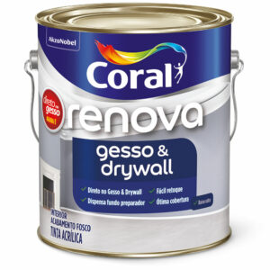 Tinta Renova Gesso e Drywall 3,6L Coral