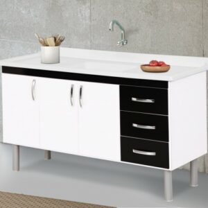 Gabinete Toquio Preto 144,2cm Rorato