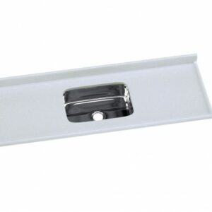 Pia Sintético/Inox Gelo 1,50cm Rorato