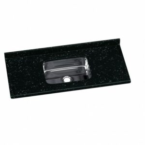 Pia Sintético/Inox Preto 1,20cm Rorato