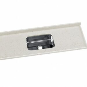 Pia Sintético/Inox Travertino 1,50cm Rorato