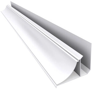 Meia Cana 6M PVC Branco Forrovend