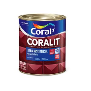 Esmalte Sintético Alto Brilho Coralit Alumínio 900ml Coral