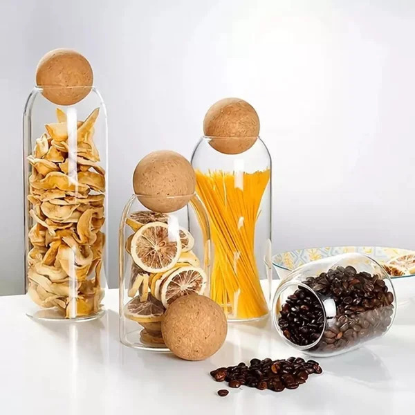 Pote Borossilicato com Esfera de Cortiça G - Imagem 3