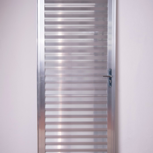 Porta em Alumínio Palheta Lado Direito 210x70 Casabella