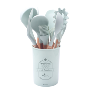 Kit de Utensílios Silicone Branco